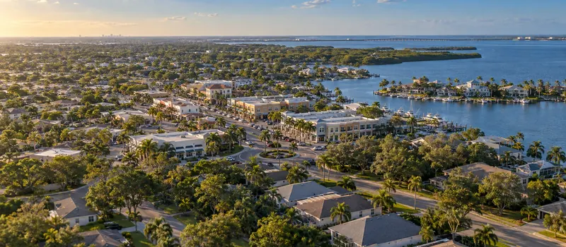 Aerial view of Apollo Beach, Florida