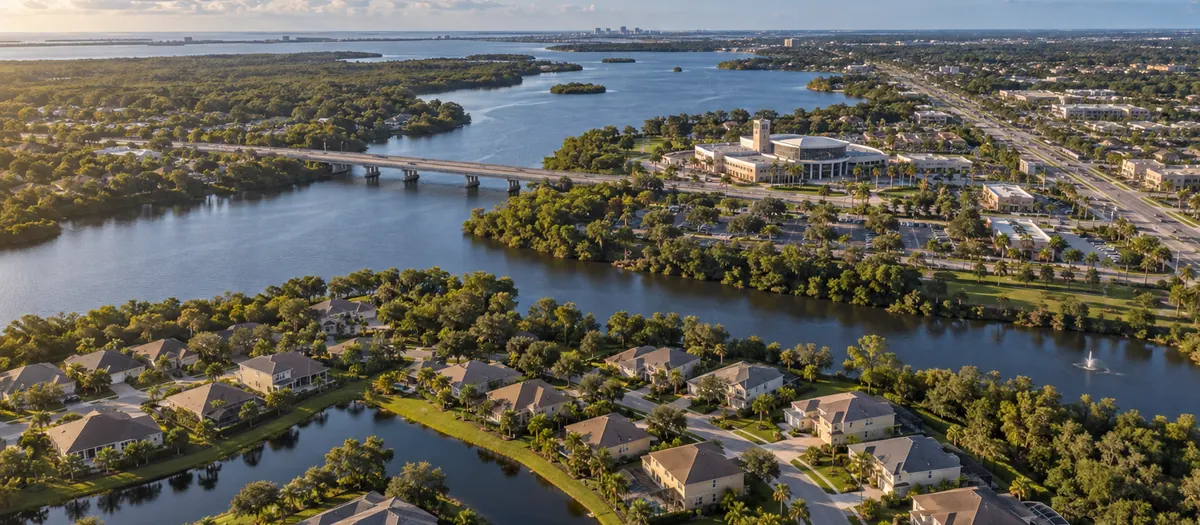 Aerial view of Riverview, Florida